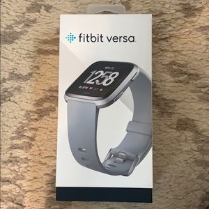 Fitbit versa. Light grey band